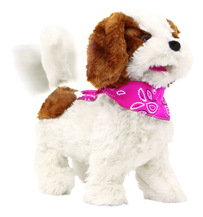 Produktbild: Jamara Lucky RC Pl&uuml;schhund Weiss/Braun