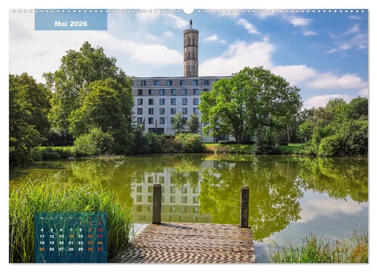 Produktbild: Braunschweiger Bilderbogen (hochwertiger Premium Wandkalender 2026 DIN A2 quer), Kunstdruck in Hochglanz