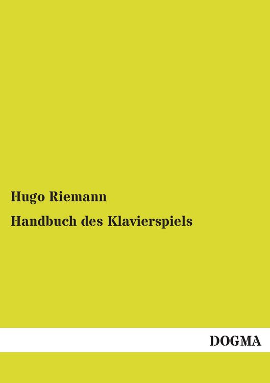 Produktbild: Handbuch des Klavierspiels