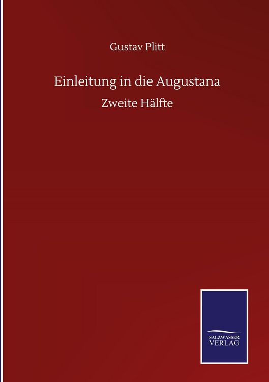 Produktbild: Einleitung in die Augustana