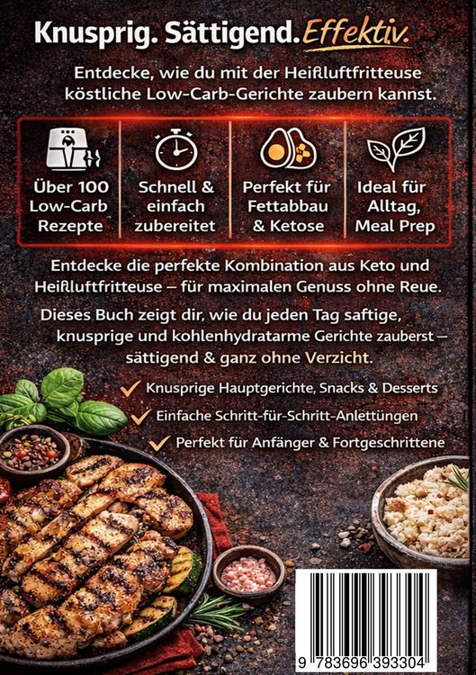 Produktbild: Hei&szlig;luftfritteuse trifft Keto - Der einfache Weg zur Bestform
