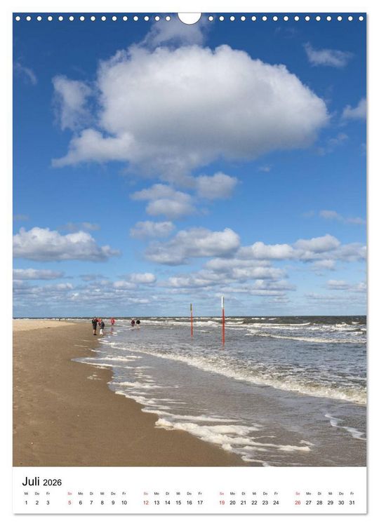 Produktbild: Dein Langeoog - Der besondere Blick (Wandkalender 2026 DIN A3 hoch), CALVENDO Monatskalender