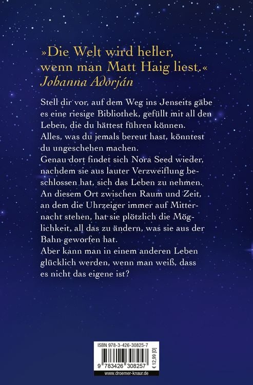 Produktbild: Die Mitternachtsbibliothek