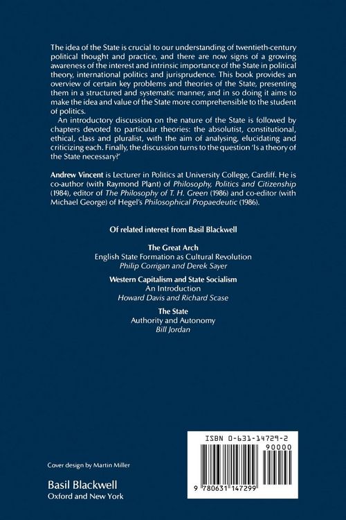 Produktbild: Theories of the State