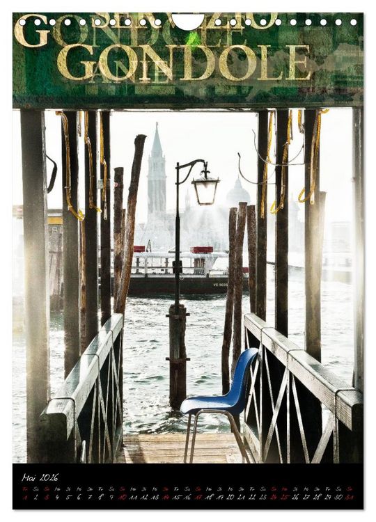 Produktbild: Venezia 2026 Stadt der Tr&auml;ume (Wandkalender 2026 DIN A4 hoch), CALVENDO Monatskalender