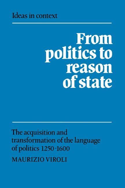Produktbild: From Politics to Reason of State