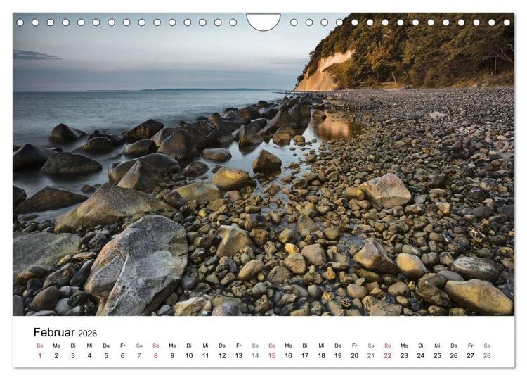 Produktbild: K&uuml;sten - Kunst der Meere (Wandkalender 2026 DIN A4 quer), CALVENDO Monatskalender
