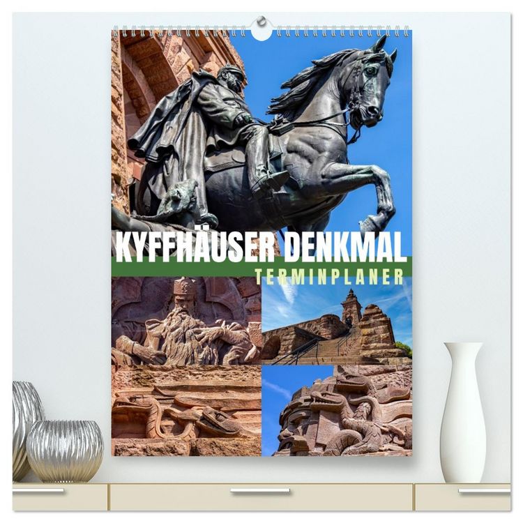 Produktbild: Kyffh&auml;user Denkmal - Terminplaner (hochwertiger Premium Wandkalender 2026 DIN A2 hoch), Kunstdruck in Hochglanz