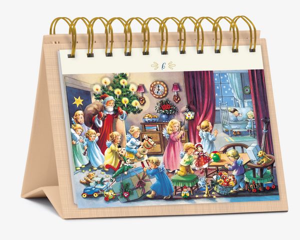 Produktbild: Postkarten-Adventskalender "24 Nostalgische Weihnachtskarten"