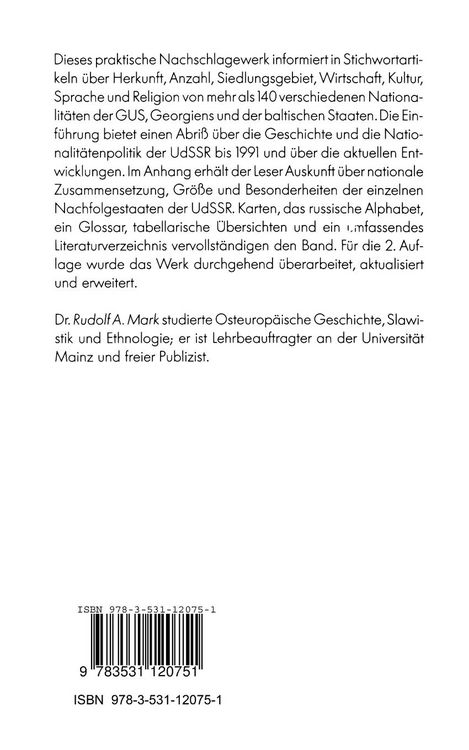Produktbild: Die V&ouml;lker der ehemaligen Sowjetunion