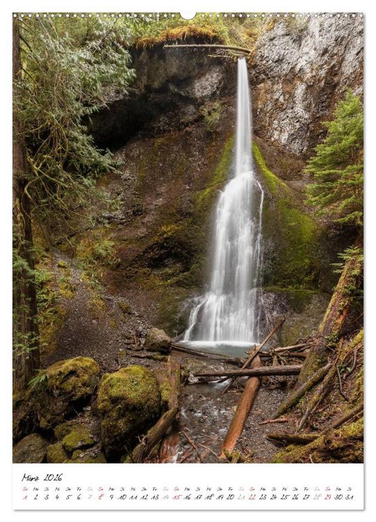 Produktbild: Weltnaturerbe Olympic National Park (hochwertiger Premium Wandkalender 2026 DIN A2 hoch), Kunstdruck in Hochglanz