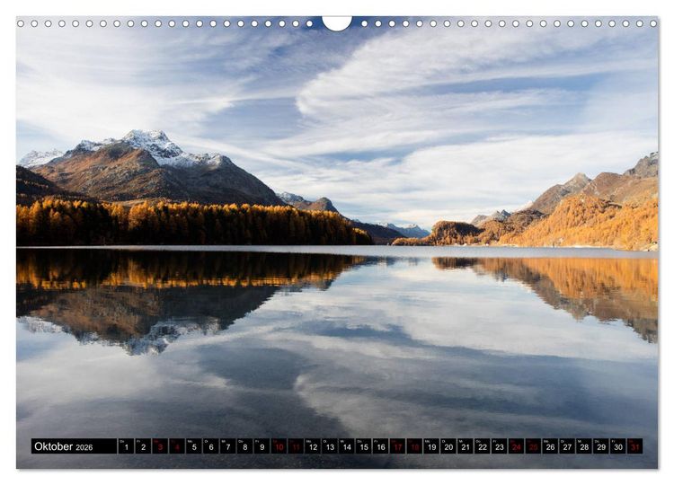 Produktbild: Piz Bernina - H&ouml;hepunkte aus dem Oberengadin (Wandkalender 2026 DIN A3 quer), CALVENDO Monatskalender