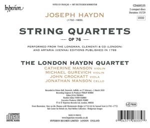 Produktbild: Streichquartette op.76