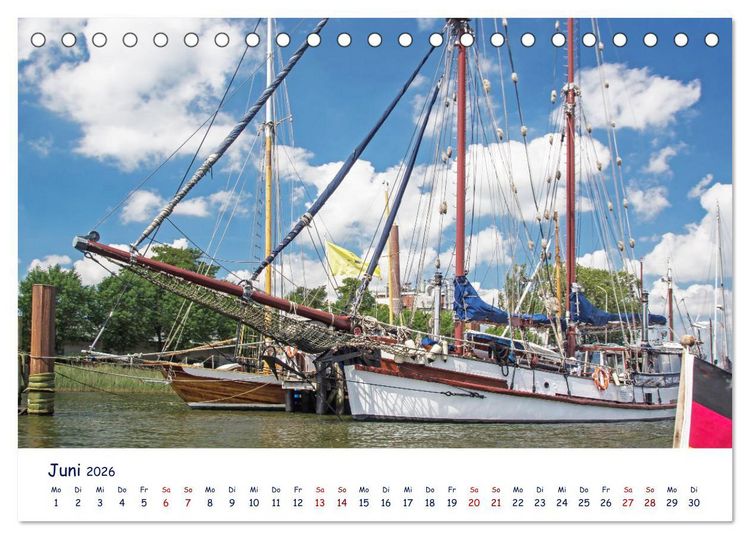 Produktbild: Maritime Schlei (Tischkalender 2026 DIN A5 quer), CALVENDO Monatskalender