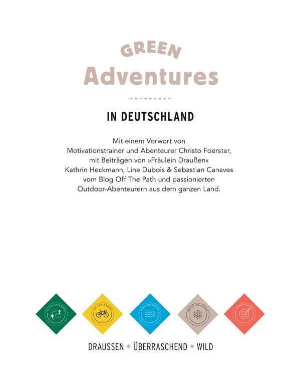 Produktbild: Green Adventures in Deutschland