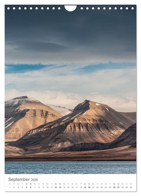 Produktbild: Die Arktis - Naturfotografien aus Spitzbergen (Wandkalender 2026 DIN A4 hoch), CALVENDO Monatskalender