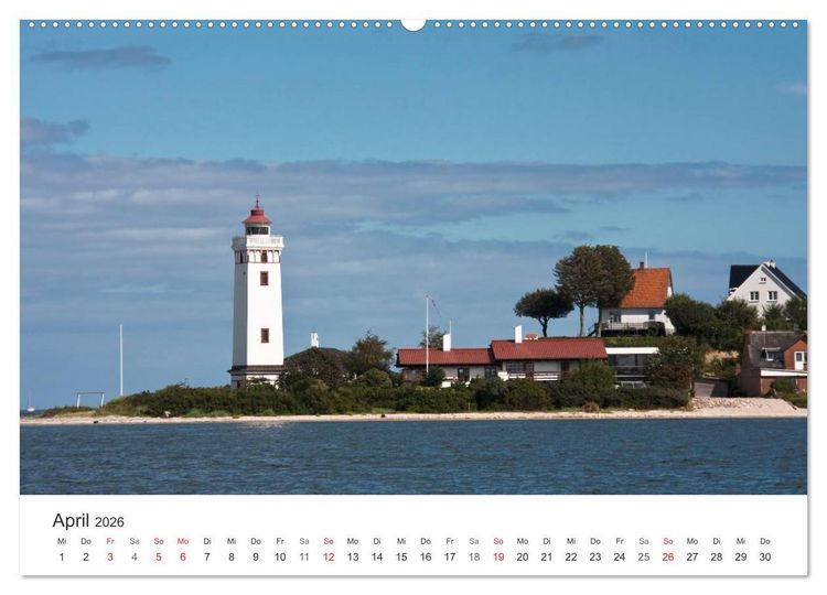 Produktbild: Leuchtt&uuml;rme und Leuchtfeuer an der Ostsee (hochwertiger Premium Wandkalender 2026 DIN A2 quer), Kunstdruck in Hochglanz