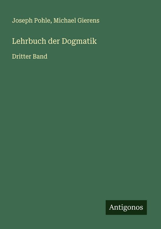 Produktbild: Lehrbuch der Dogmatik
