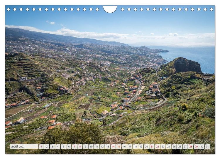 Produktbild: Mad&egrave;re - Paradis dans l&rsquo;Atlantique (Calendrier mural 2027 DIN A4 vertical), CALVENDO calendrier mensuel