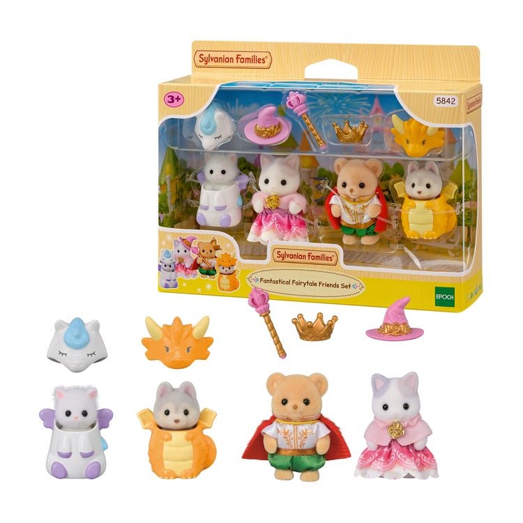 Produktbild: Sylvanian Families 5842 - Fantastical Fairytale Friends Set, Baby Fantasiefreunde Set, Figurenset