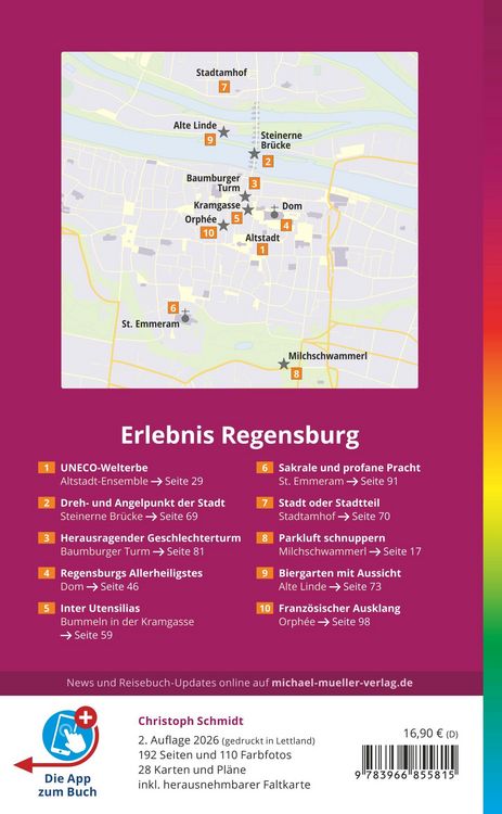Produktbild: MICHAEL M&Uuml;LLER Reisef&uuml;hrer Regensburg MM-City