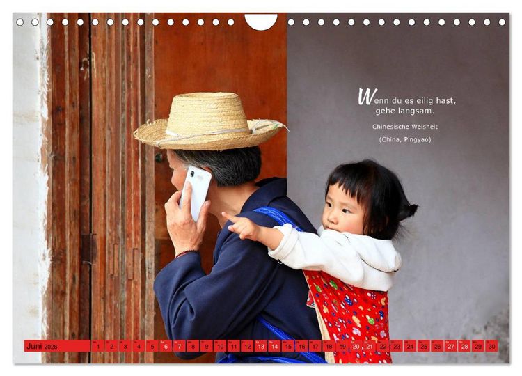 Produktbild: Lebensweisheiten aus aller Welt (Wandkalender 2026 DIN A4 quer), CALVENDO Monatskalender