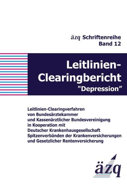 Produktbild: Leitlinien-Clearingbericht "Depression"