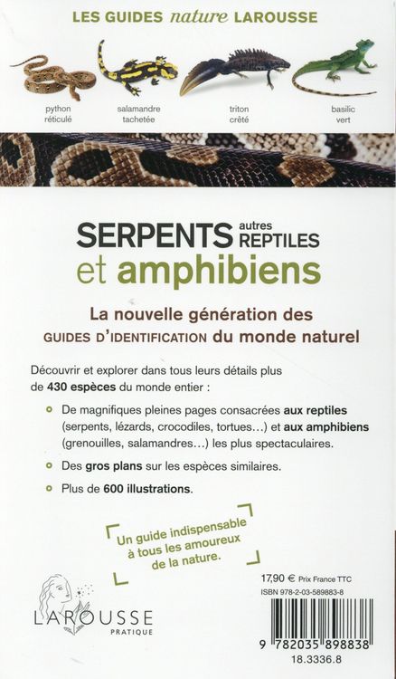 Produktbild: Guide des reptiles et amphibiens