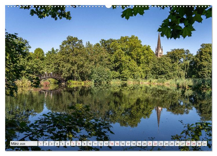 Produktbild: Sachsen - Leipzig (Wandkalender 2026 DIN A2 quer), CALVENDO Monatskalender