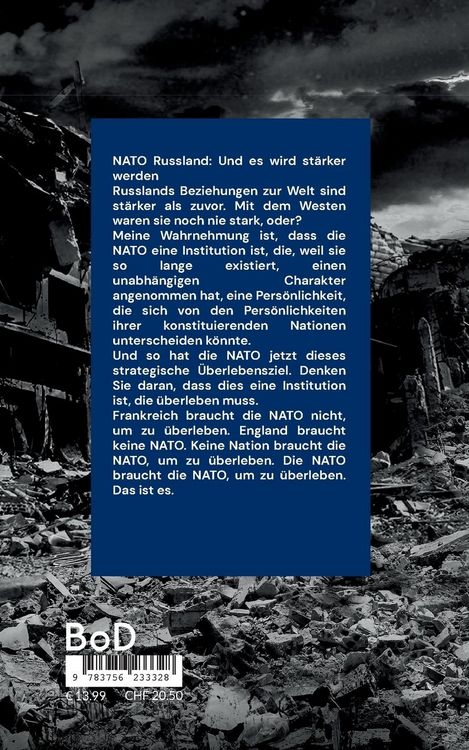 Produktbild: Die NATO braucht die NATO - um zu &uuml;berleben
