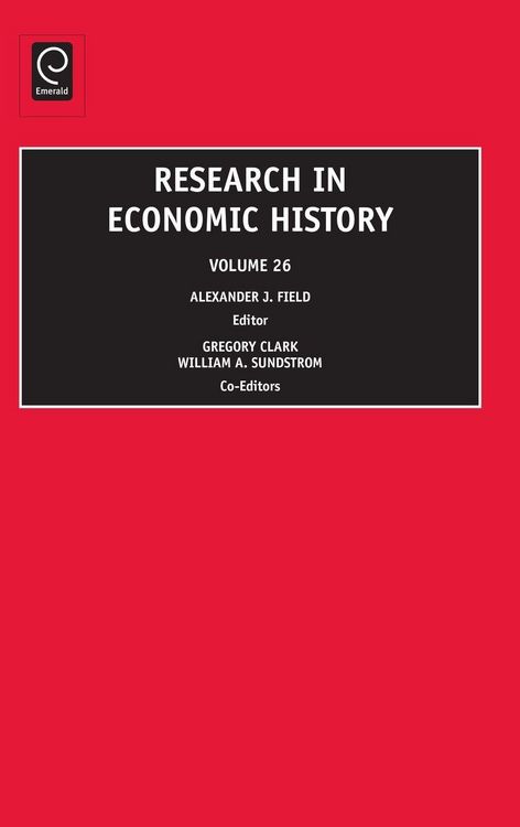 Produktbild: Research in Economic History