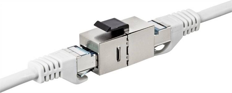 Produktbild: Renkforce RJ45 Netzwerk Adapter CAT 6a [1x RJ45-Buchse 8p8c - 1x RJ45-Buchse 8p8c]