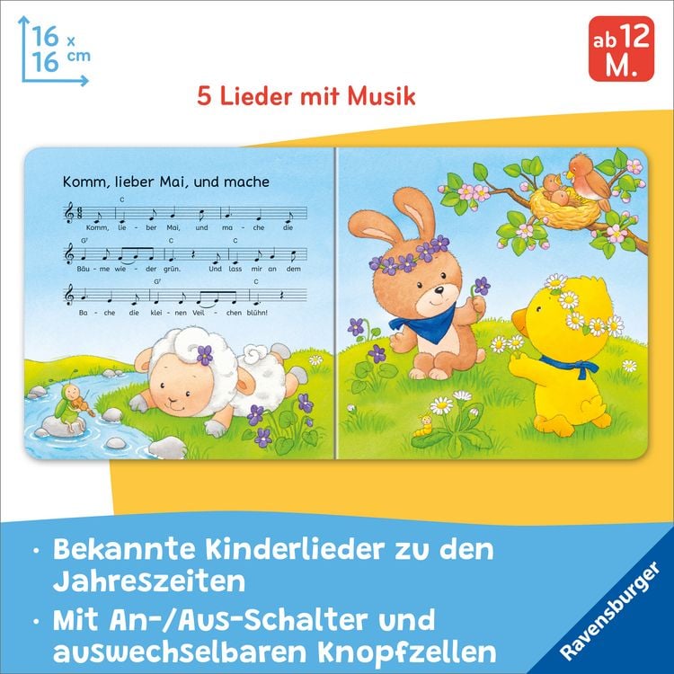 Produktbild: Ministeps: Hör rein, sing mit! Meine ersten Jahreszeiten-Lieder
