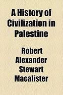 Produktbild: A History of Civilization in Palestine