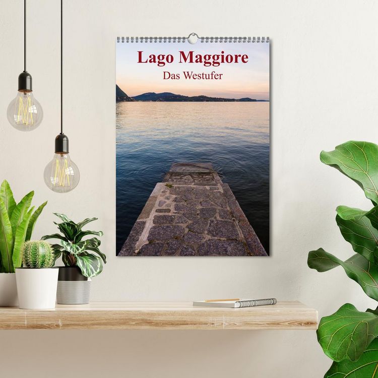 Produktbild: Lago Maggiore - Das Westufer (Wandkalender 2026 DIN A3 hoch), CALVENDO Monatskalender