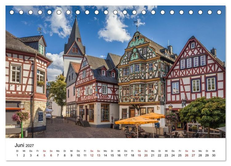 Produktbild: Hessen - Malerische Orte und Landschaften (Tischkalender 2027 DIN A5 quer), CALVENDO Monatskalender