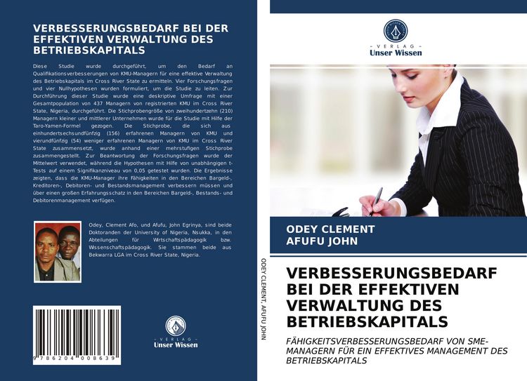 Produktbild: Verbesserungsbedarf bei der Effektiven Verwaltung des Betriebskapitals