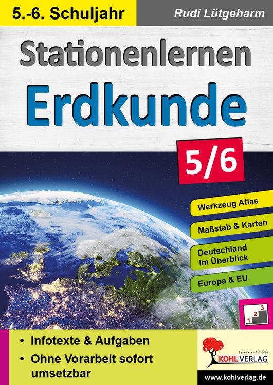 Produktbild: Stationenlernen Erdkunde / Klasse 5-6