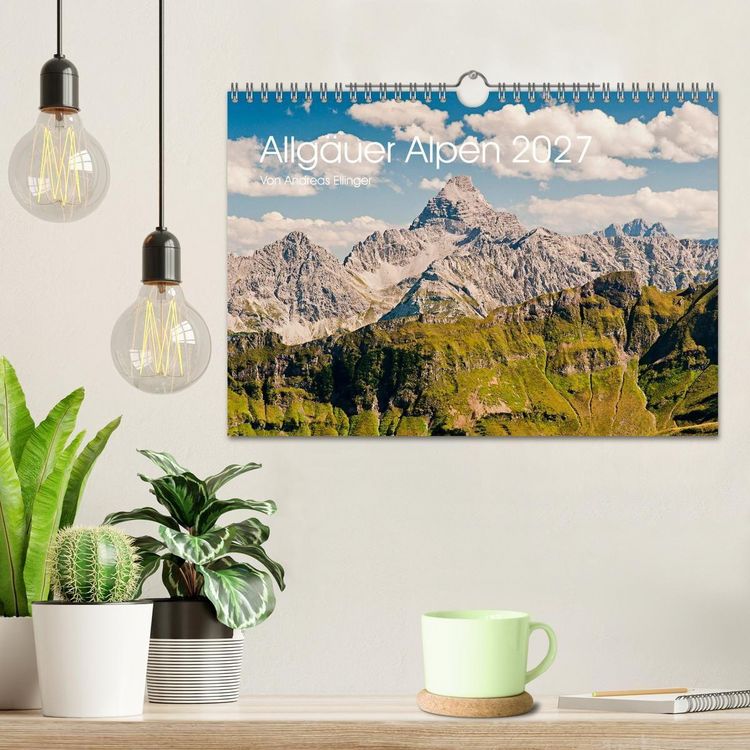 Produktbild: Allg&auml;uer Alpen 2027 (Wandkalender 2027 DIN A4 quer), CALVENDO Monatskalender
