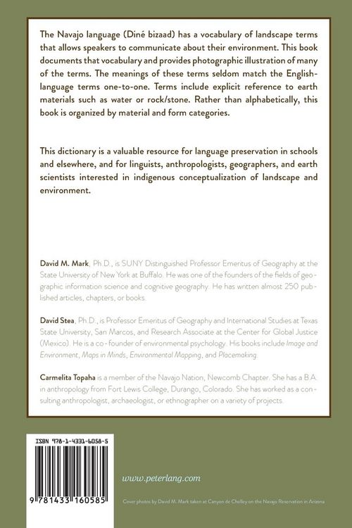 Produktbild: An Illustrated Dictionary of Navajo Landscape Terms