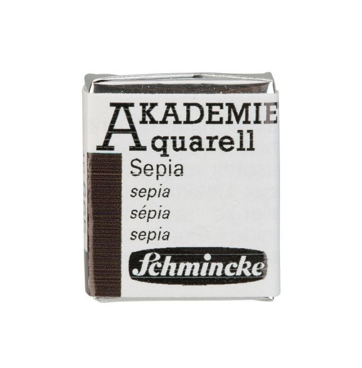 Produktbild: Schmincke Akademie Aquarell 1/2 N&auml;pfchen, Sepia