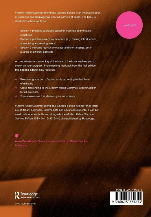 Produktbild: Modern Italian Grammar Workbook