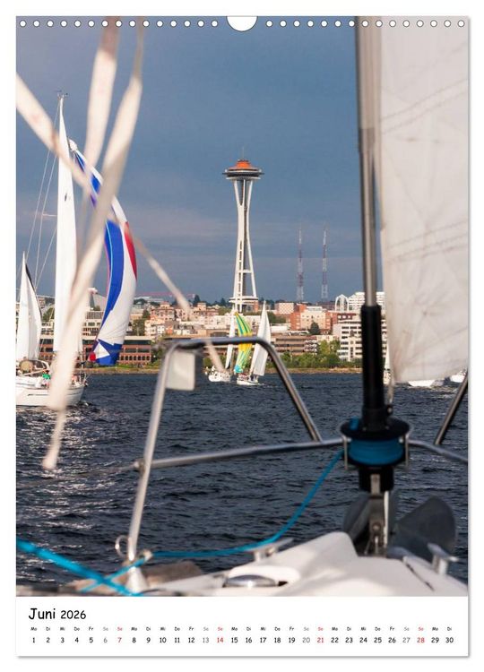 Produktbild: Seattle - Moderne Stadt des Nordwestens (Wandkalender 2026 DIN A3 hoch), CALVENDO Monatskalender