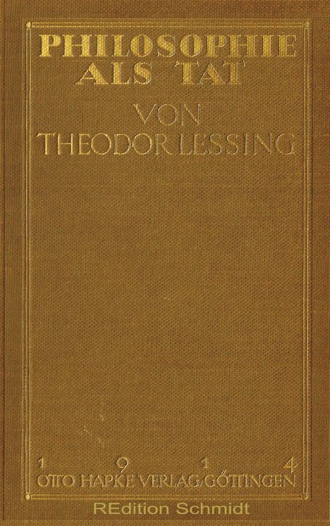 Produktbild: Philosophie als Tat