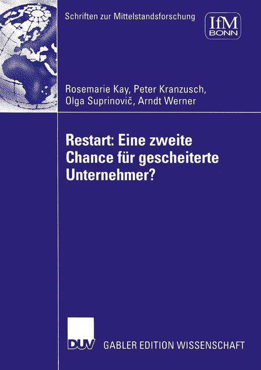 Produktbild: Restart: Eine zweite Chance f&uuml;r gescheiterte Unternehmer?