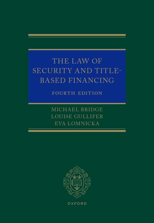 Produktbild: The Law of Security and Title-Based Financing