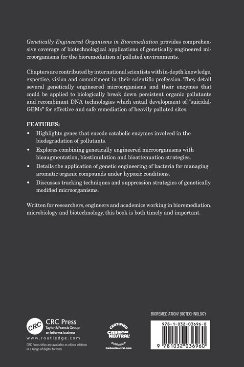 Produktbild: Genetically Engineered Organisms in Bioremediation