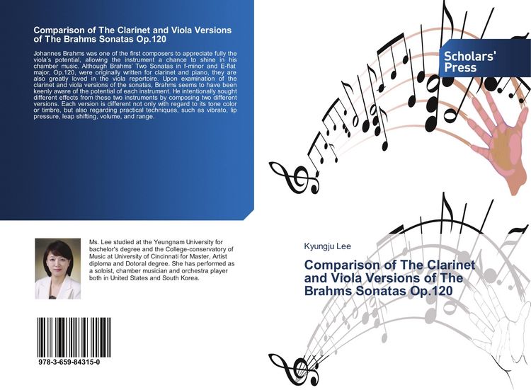 Produktbild: Comparison of The Clarinet and Viola Versions of The Brahms Sonatas Op.120