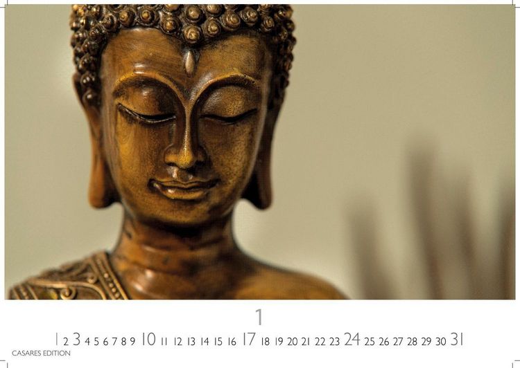 Produktbild: Buddhas Kalender 2027 &ndash; Wandkalender | Fotokalender Asien 24x35cm -Spirituelle Abbildungen Buddhas | Perfekt f&uuml;r Meditation & Raumdekoration