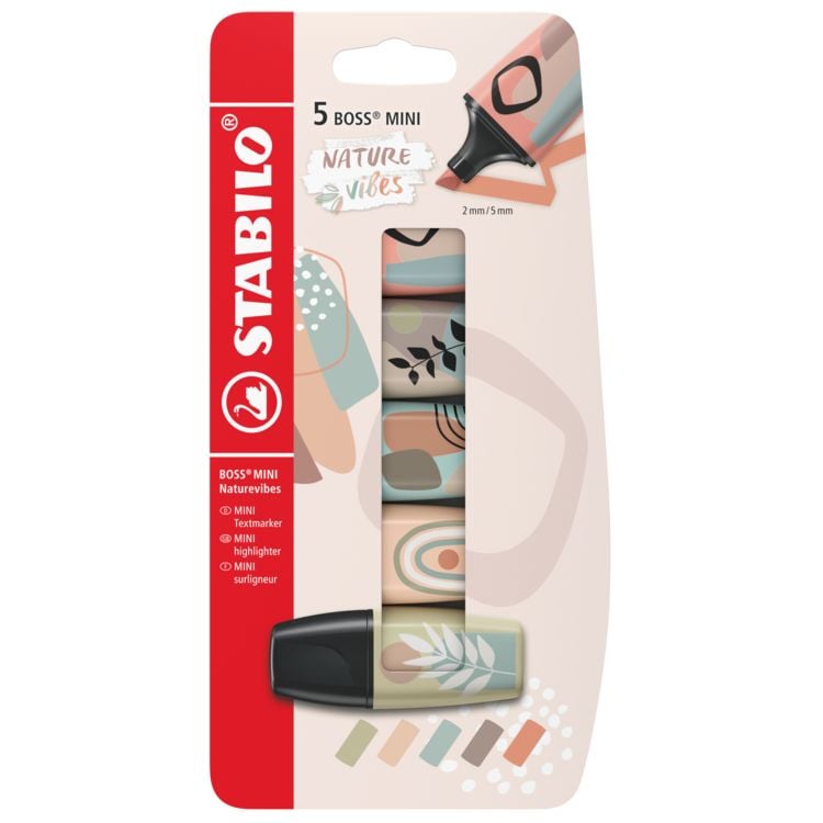 Produktbild: STABILO Textmarker BOSS MINI Naturevibes